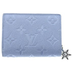 Louis Vuitton Portefeuille Clair Compact Wallet Trifold Coin Case Light Purple