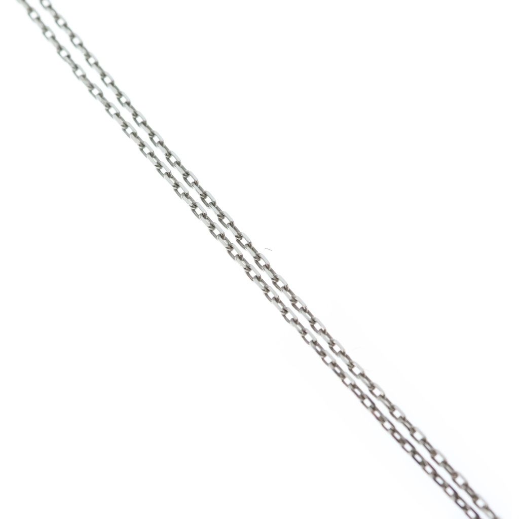 Hermes As de Coule Pendant Chain Black Silver — view 4