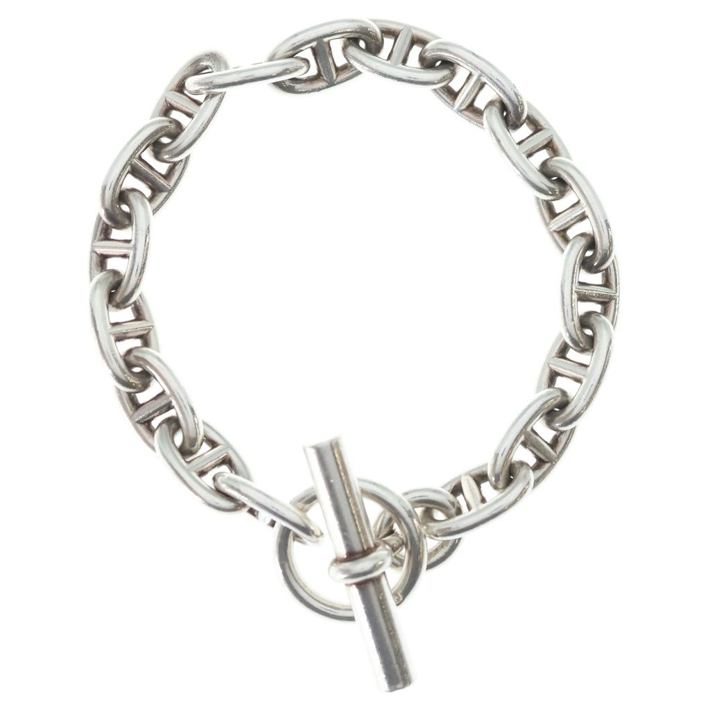 Hermes Chaine D'ancre 17 Bracelet Chain Silver