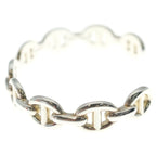 Hermes Chaine D'ancre Bangle Silver Bracelet — view 4