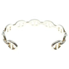 Hermes Chaine D'ancre Bangle Silver Bracelet — view 2