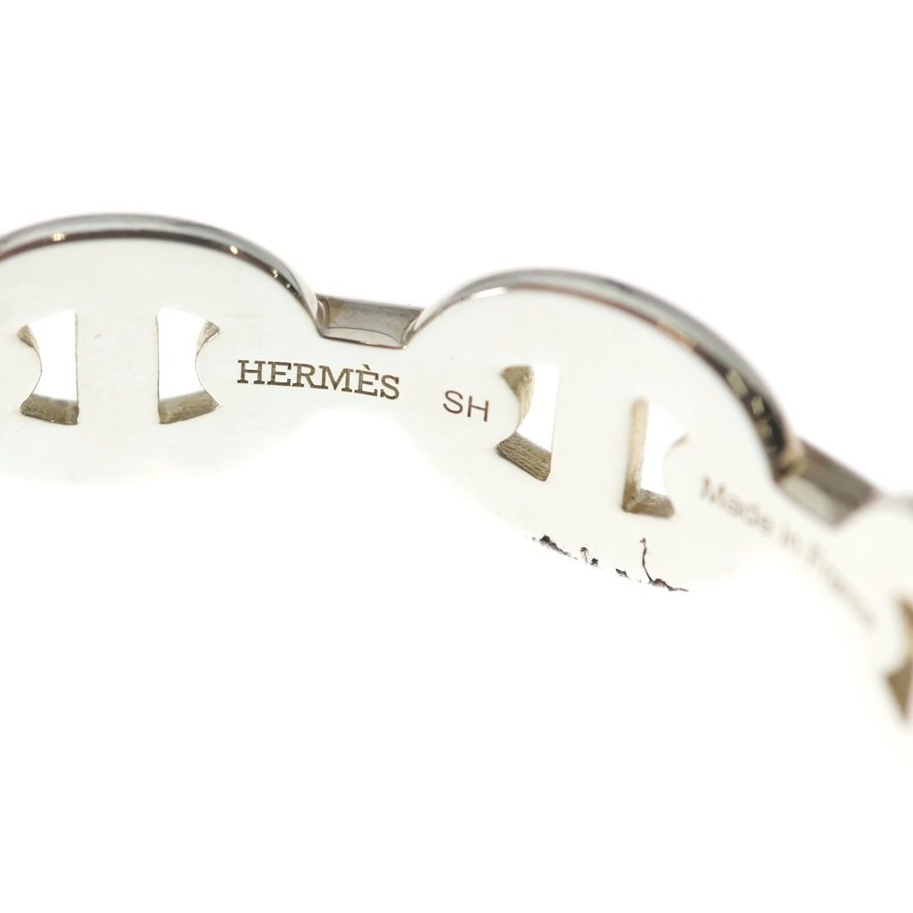 Hermes Chaine D'ancre Bangle Silver Bracelet — view 5