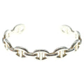 Hermes Chaine D'ancre Bangle Silver Bracelet
