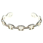 Hermes Chaine D'ancre Bangle Silver Bracelet