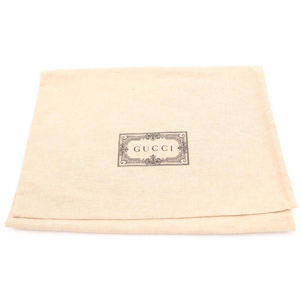 Gucci GG Marmont Clutch Black Leather Gold — view 7