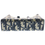 Dior Oblique East Waist Tote Maxi Jacquard Canvas Beige Black — view 4