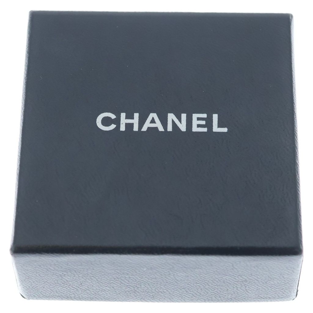 Chanel CC Logo Oval Earrings Gold Black — view 6