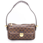 Louis Vuitton Damier Ravello GM Shoulder Bag Brown Leather