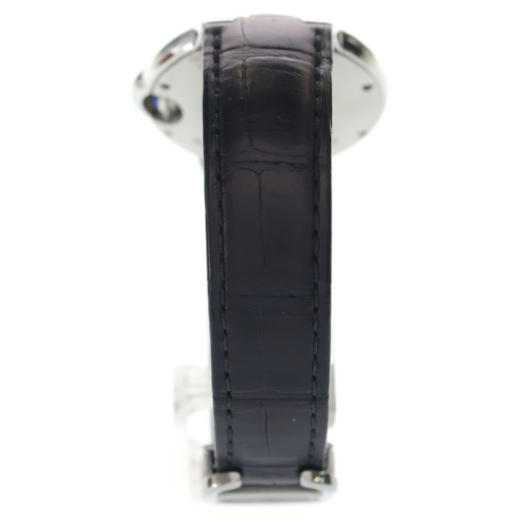 Cartier Ballon Blue Silver Dial Leather Automatic Winding Watch — view 2