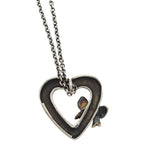 Tiffany & Co Heart and Ribbon Chain Necklace Silver — view 5