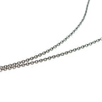 Tiffany & Co Heart and Ribbon Chain Necklace Silver — view 6