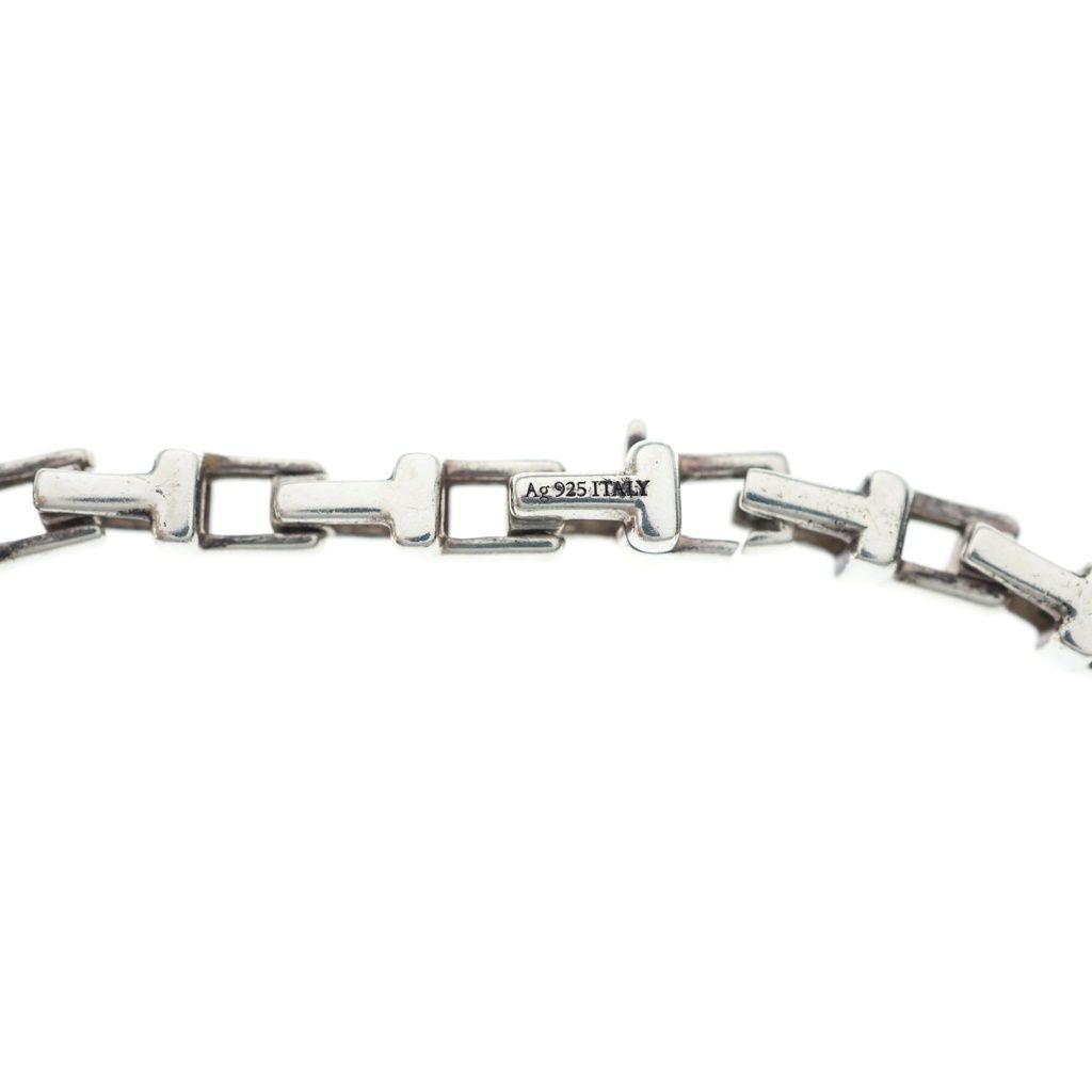 Tiffany & Co T Narrow Chain Bracelet Silver — view 5