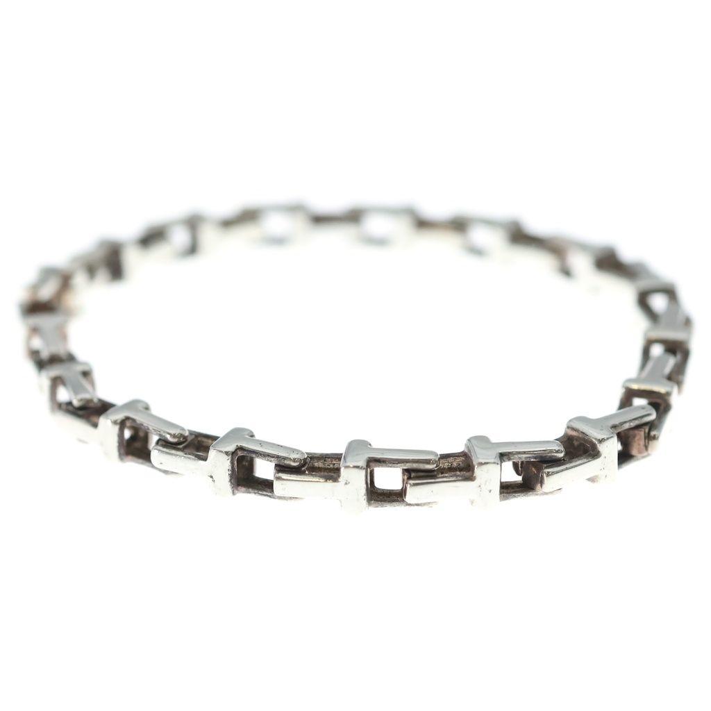 Tiffany & Co T Narrow Chain Bracelet Silver — view 3