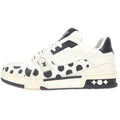 Louis Vuitton Yayoi Kusama LV Trainer Line Sneakers Black White