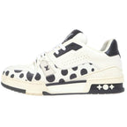Louis Vuitton Yayoi Kusama LV Trainer Line Sneakers Black White
