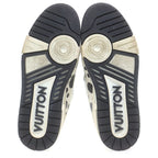 Louis Vuitton Yayoi Kusama LV Trainer Line Sneakers Black White — view 5