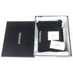Chanel CC Logo Ribbon Pearl Short Boots Black — view 6