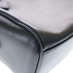 Celine Cuill Triomphe Smooth Calfskin Small Boston Shoulder Handbag Black — view 6