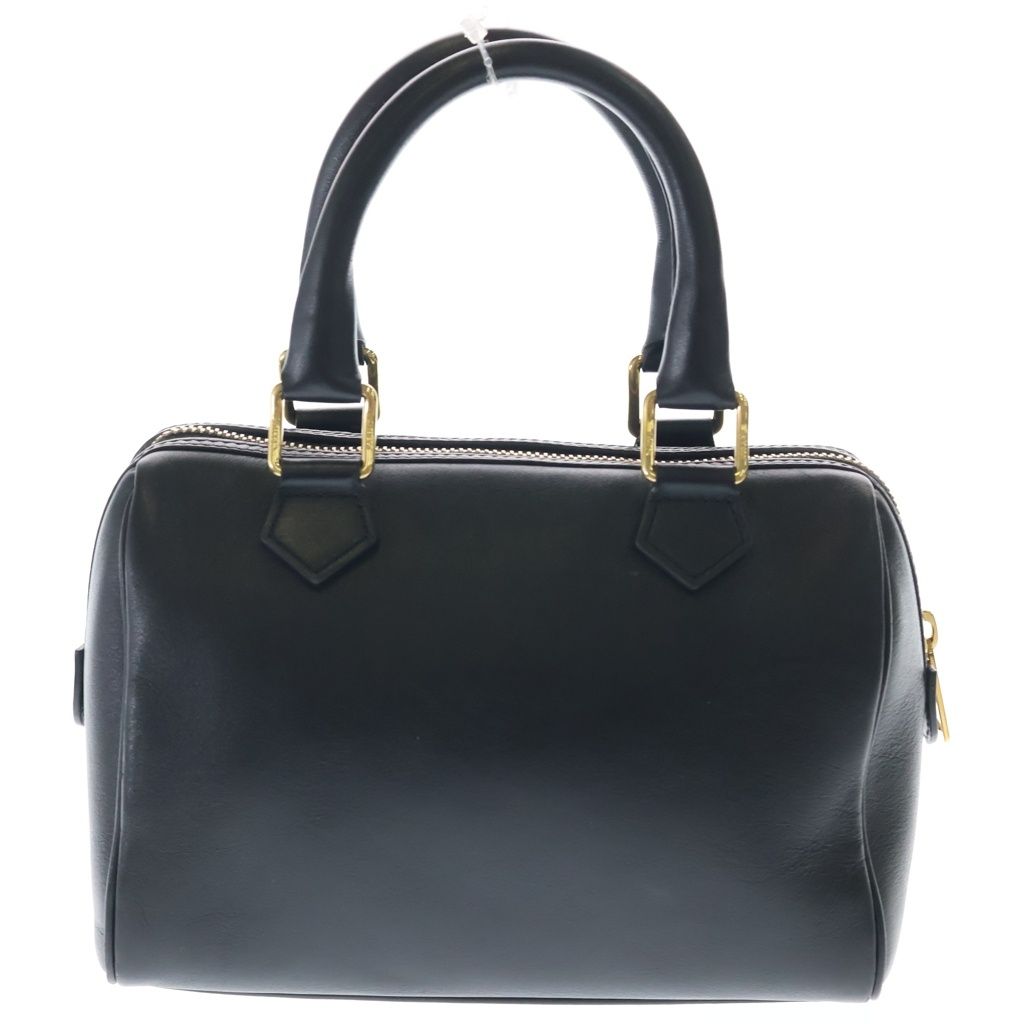 Celine Cuill Triomphe Smooth Calfskin Small Boston Shoulder Handbag Black — view 2