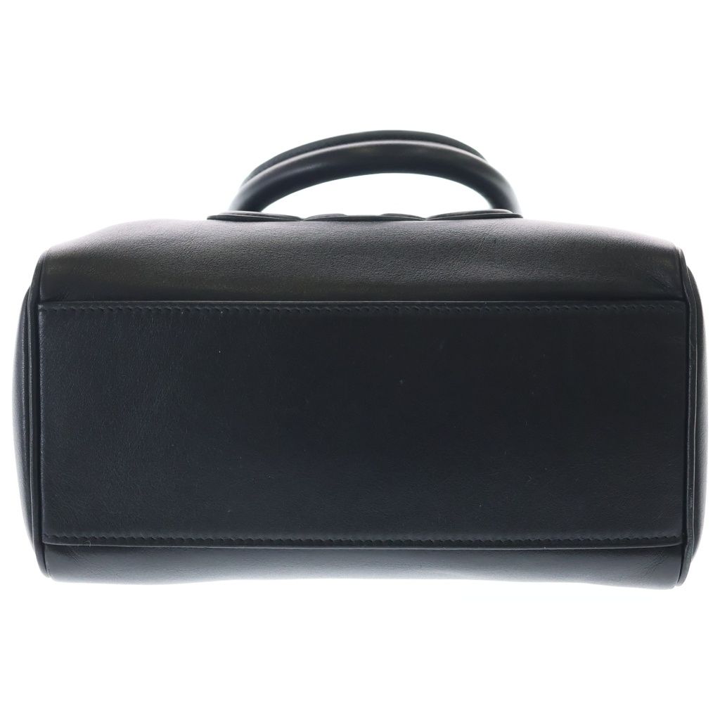 Celine Cuill Triomphe Smooth Calfskin Small Boston Shoulder Handbag Black — view 4