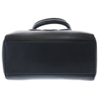 Celine Cuill Triomphe Smooth Calfskin Small Boston Shoulder Handbag Black — view 4