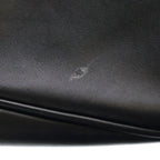 Prada Saffiano Leather Triangle Double Shoulder Bag Black — view 6