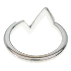 Louis Vuitton 18k White Gold LV Vault Upside Down Diamond Ring — view 2