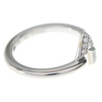 Louis Vuitton 18k White Gold LV Vault Upside Down Diamond Ring — view 3