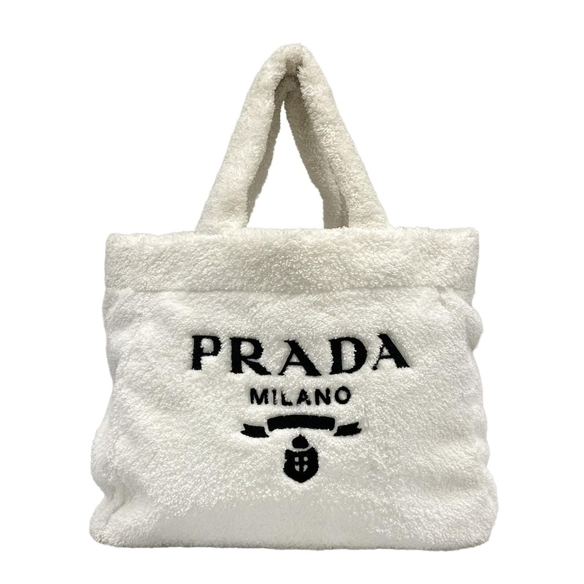 Prada Tote Terri White Black