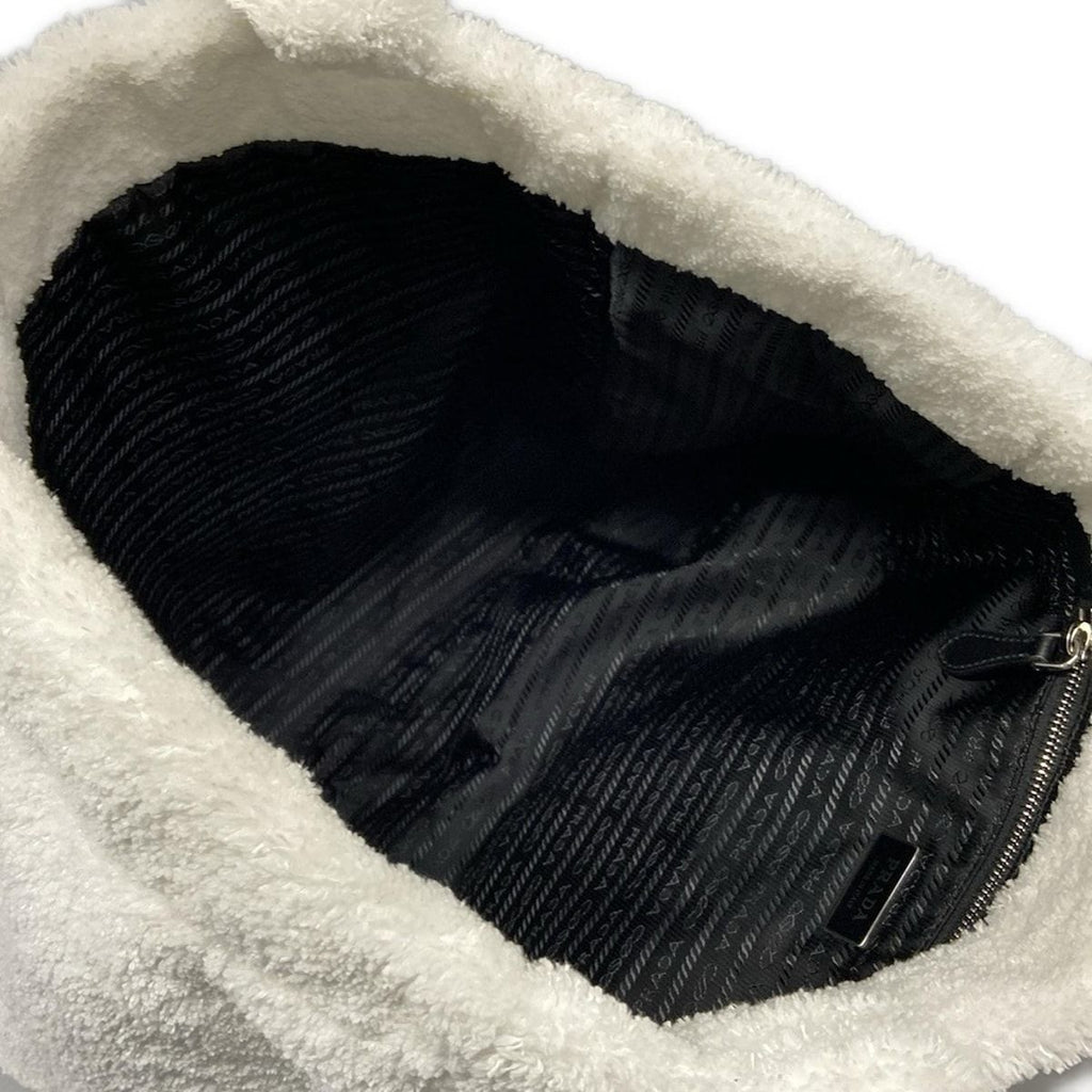 Prada Tote Terri White Black — view 7