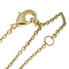 Dior CD Logo Faux Pearl Rhinestone Pendant Chain Gold — view 4