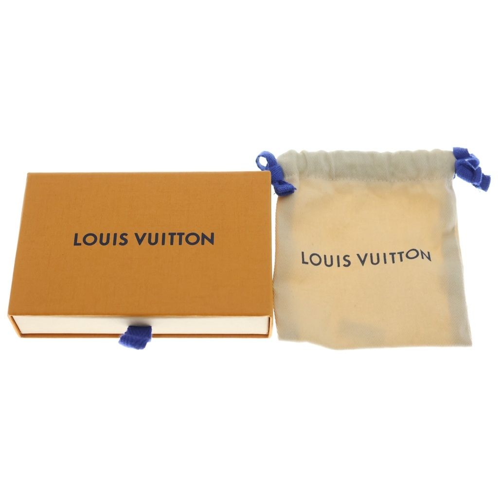 Louis Vuitton Collier Monogram Chain Necklace Silver Black — view 6