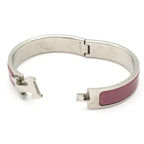 Hermes Bangle Click Silver Purple Bracelet — view 5