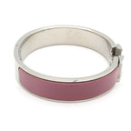 Hermes Bangle Click Silver Purple Bracelet — view 2