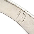 Hermes Bangle Click Silver Purple Bracelet — view 4