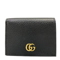 Gucci Bifold Wallet Petit Marmont Black Leather
