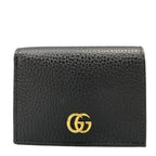 Gucci Bifold Wallet Petit Marmont Black Leather