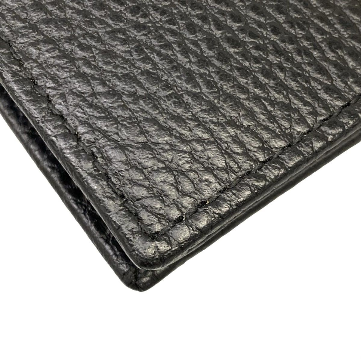 Gucci Bifold Wallet Petit Marmont Black Leather — view 6