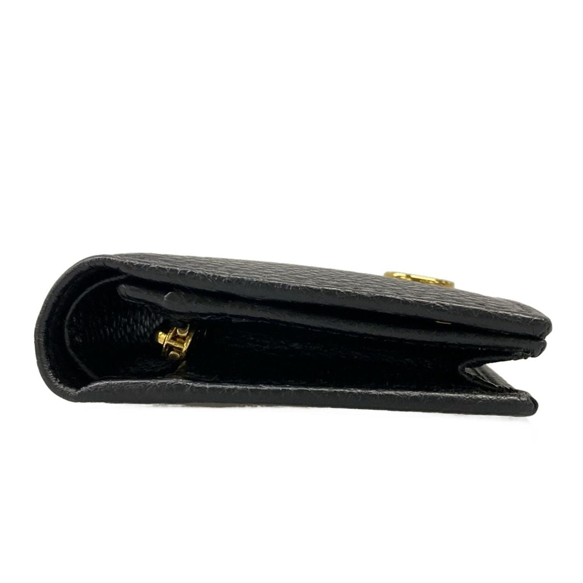 Gucci Bifold Wallet Petit Marmont Black Leather — view 9