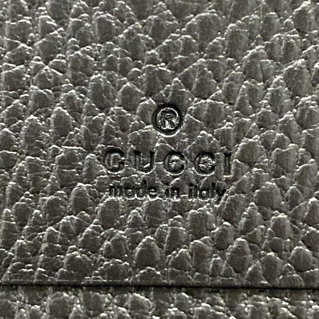 Gucci Bifold Wallet Petit Marmont Black Leather — view 5