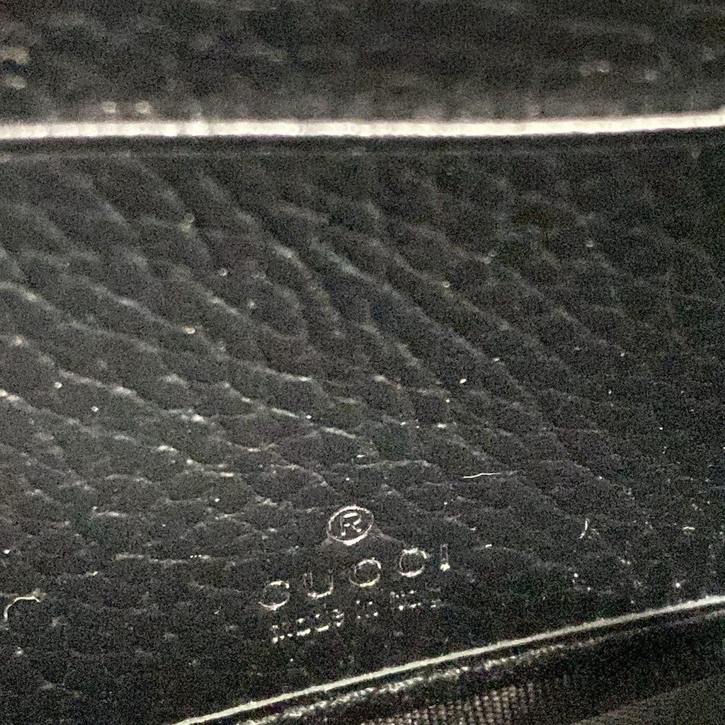 Gucci Wallet GG Marmont Continental Black Beige Ebony Leather — view 6