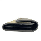 Gucci Wallet GG Marmont Continental Black Beige Ebony Leather — view 9