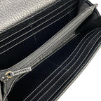 Gucci Wallet GG Marmont Continental Black Beige Ebony Leather — view 4