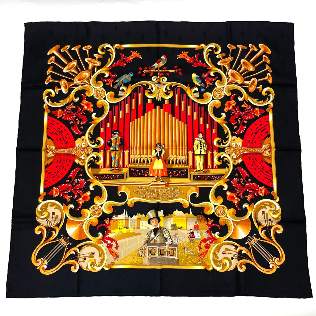 Hermes Carre 90 Orgauphone Et Autres Mecaniques Pipe Organ and Clockwork