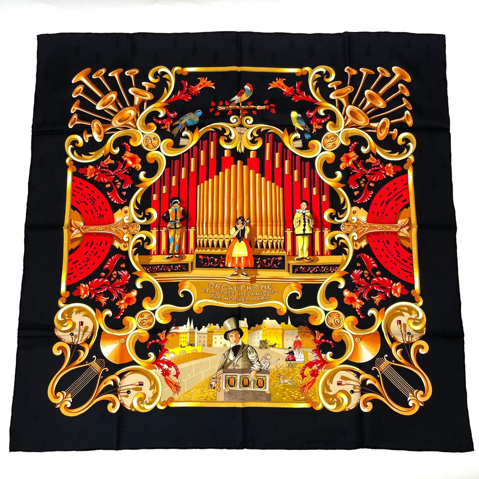 Hermes Carre 90 Orgauphone Et Autres Mecaniques Pipe Organ and Clockwork