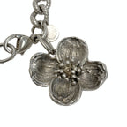 Tiffany & Co Twisted Rope Flower Charm Bracelet Silver Dogwood — view 2