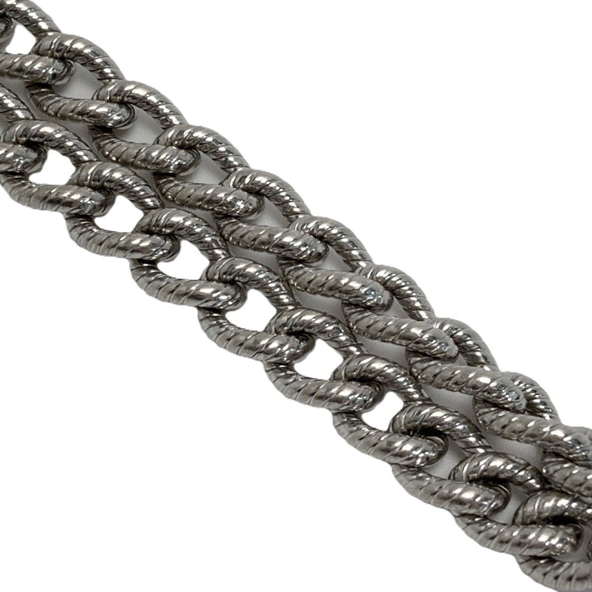 Tiffany & Co Twisted Rope Flower Charm Bracelet Silver Dogwood — view 6
