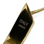 Louis Vuitton Hoop Nanogram Earrings Gold Box Cloth — view 4