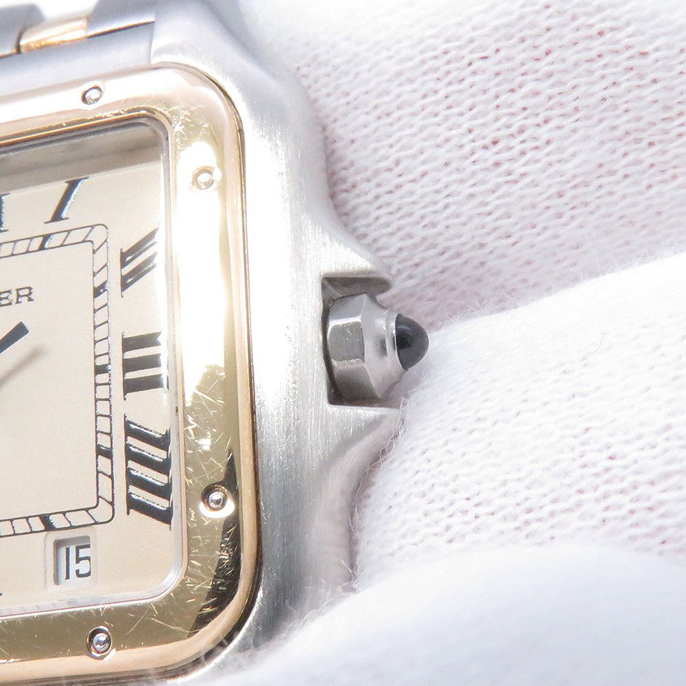 Cartier Panthere 2 Row Watch Ivory Dial Quartz — view 6