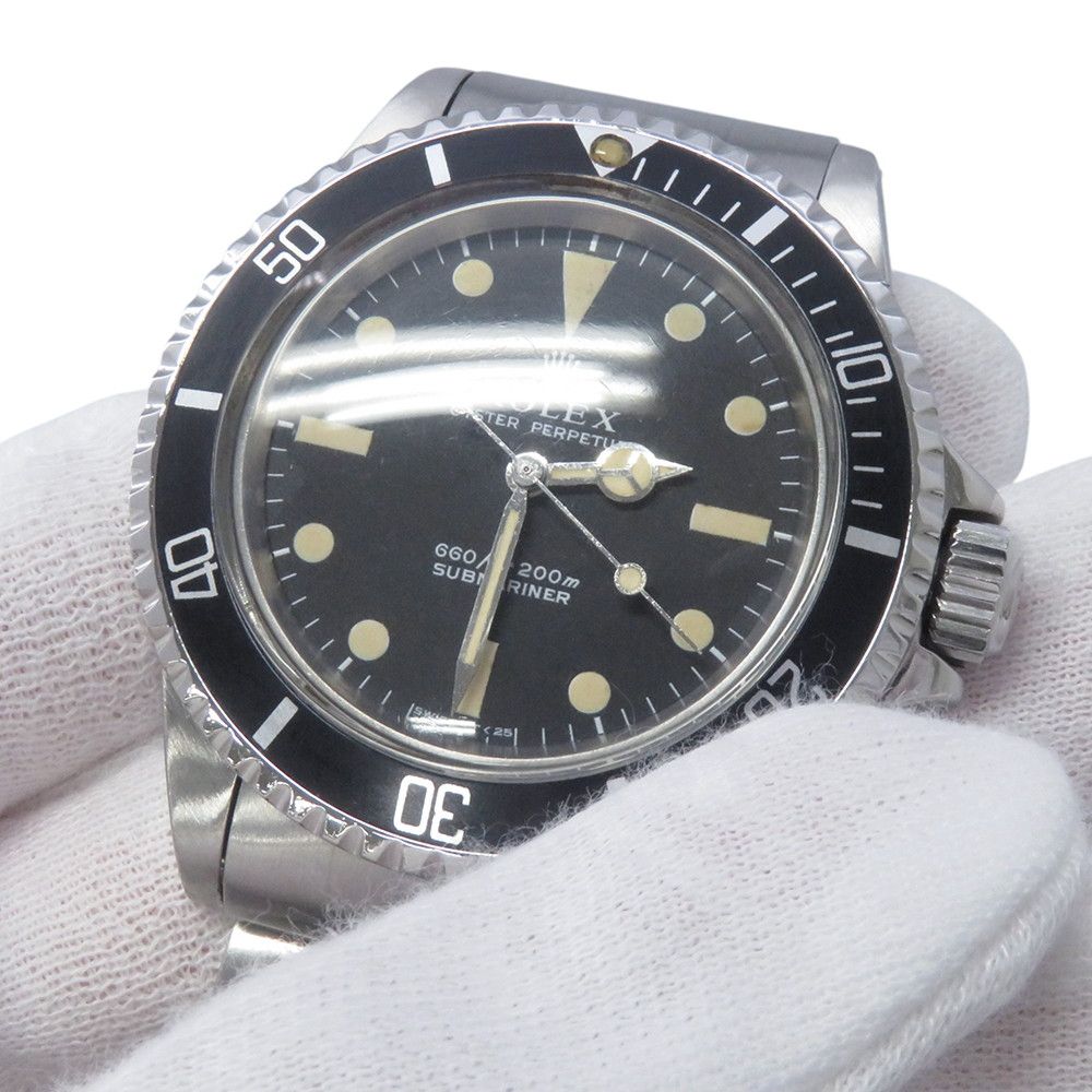 Rolex Submarine Nanon Date Watch Black Dial — view 4